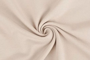French Terry, Basic, uni, hellbeige, 0,5 m